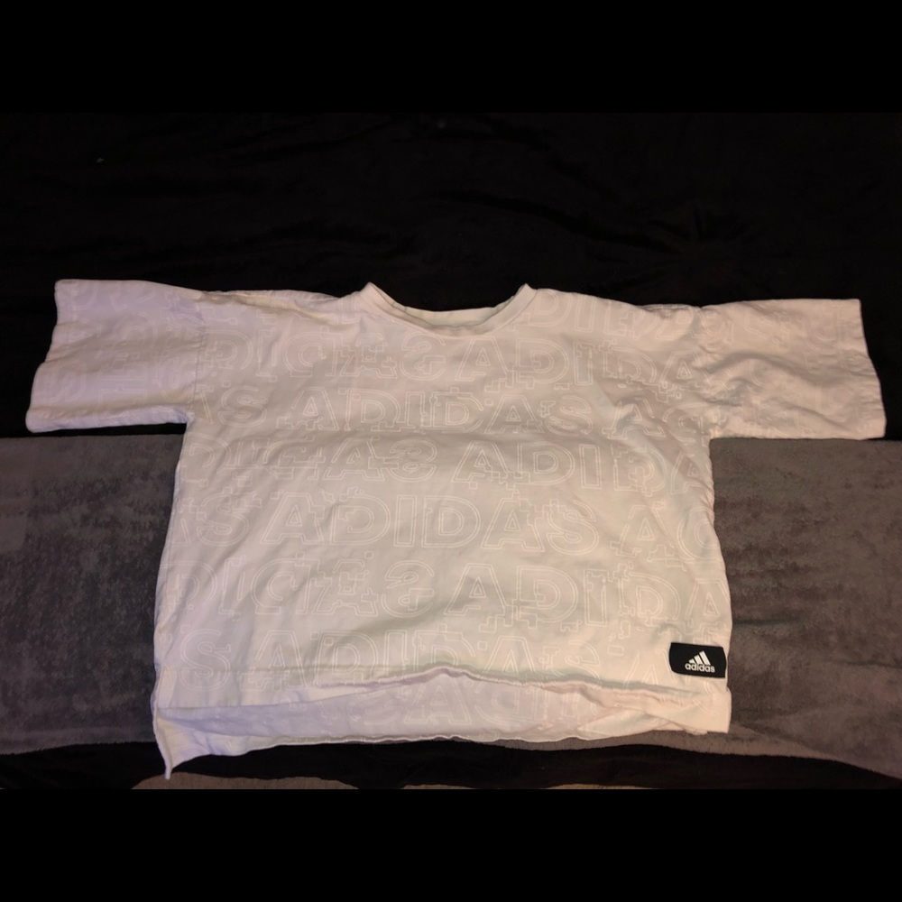 adidas embroidered long tee